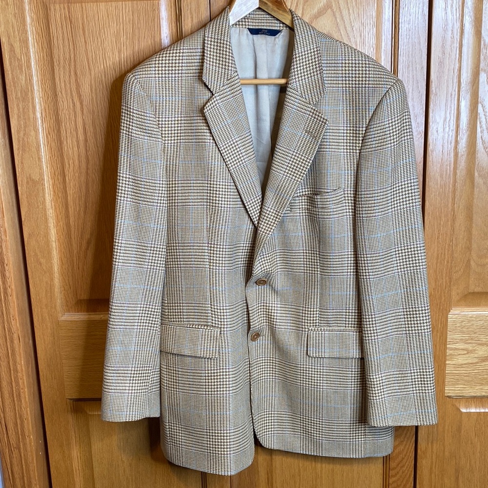 Brooks Brothers wool blend blazer jacket size 42 Regular